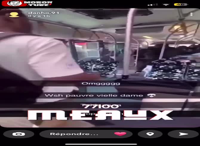 Video :Gang fight on a bus in Meaux, France (77)